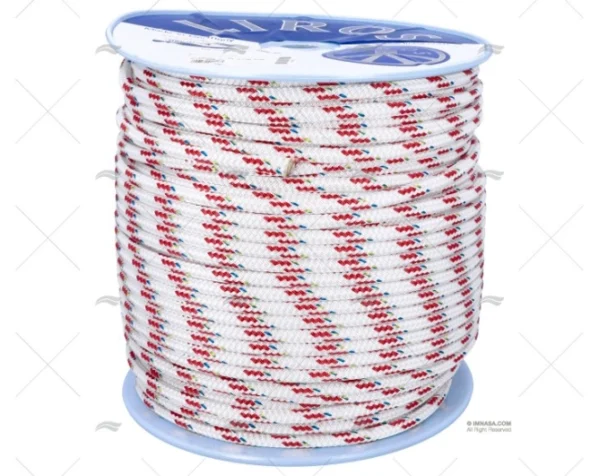 CABO TOP-CRUISING 10mm BLANCO/ROJO 200m LIROS