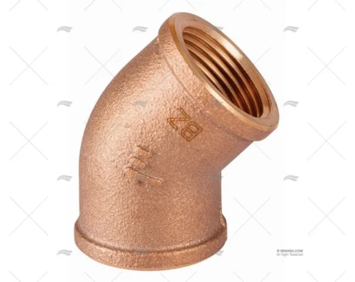 CODO BRONCE H-H 45º 3/8" GUIDI GUIDI