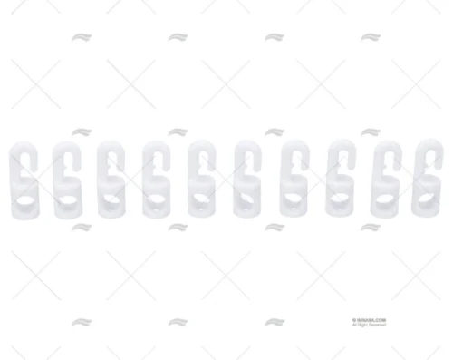 GANCHO NYLON P/FERLETTES 04MM PACK 10U. LIROS