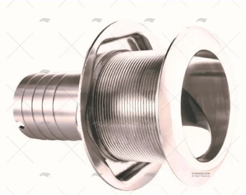 MEGA PASACASCO C/VALVULA 38mm INOX 316 MARINE TOWN