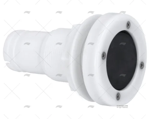 PASACASCO BLANCO 1"1/2 38mm C/VALVULA