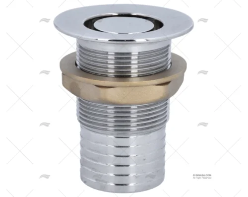 PASACASCO C/REJILLA LATON CROMADO TUBO 1