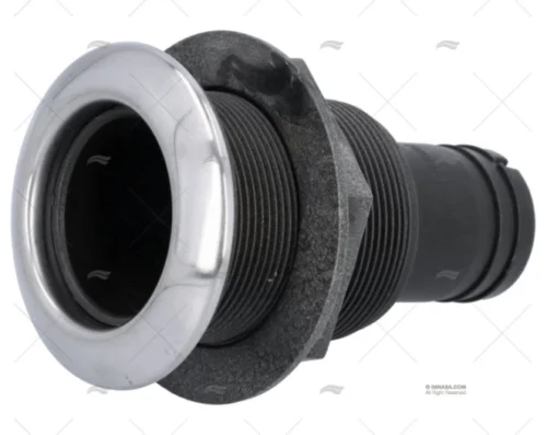 PASACASCO EN ABS C/TAPA INOX 1"1/2