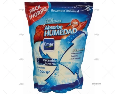 ABSORBE HUMEDAD 1000gr RECAMBIO